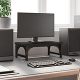 Vidaxl Monitor Standard 37x23x14 cm Bois transformé en noir