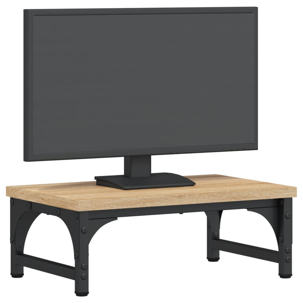 VidaXL Monitor standard 37x23x14 cm Processed wood sonoma oak colored