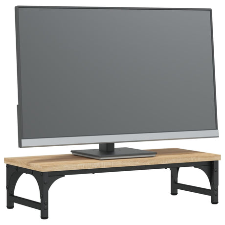 Vidaxl Monitor Standard 55x23x14 cm Bois de chêne sonoma en bois de bois de chêne