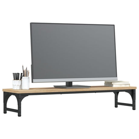 Vidaxl Monitor Standard 85x23x15.5 cm Processus de chêne sonoma en bois -colore