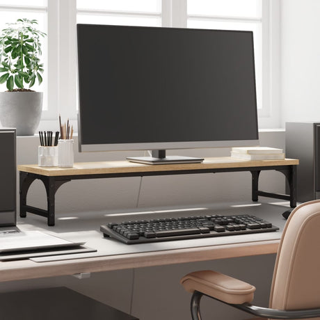 Vidaxl Monitor Standard 85x23x15.5 cm Processus de chêne sonoma en bois -colore