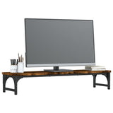 Vidaxl Monitor Standard 85x23x15.5 cm Couleur de chêne fumé en bois transformé