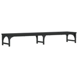 Vidaxl Monitor Standard 105x23x15.5 cm Bois transformé en noir