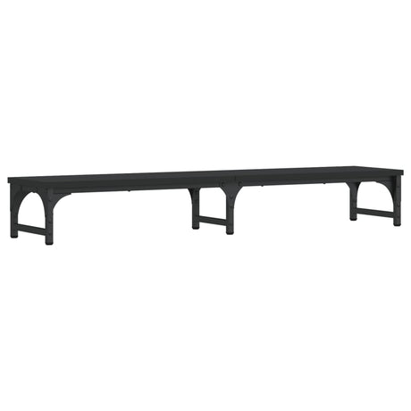 Vidaxl Monitor Standard 105x23x15.5 cm Bois transformé en noir