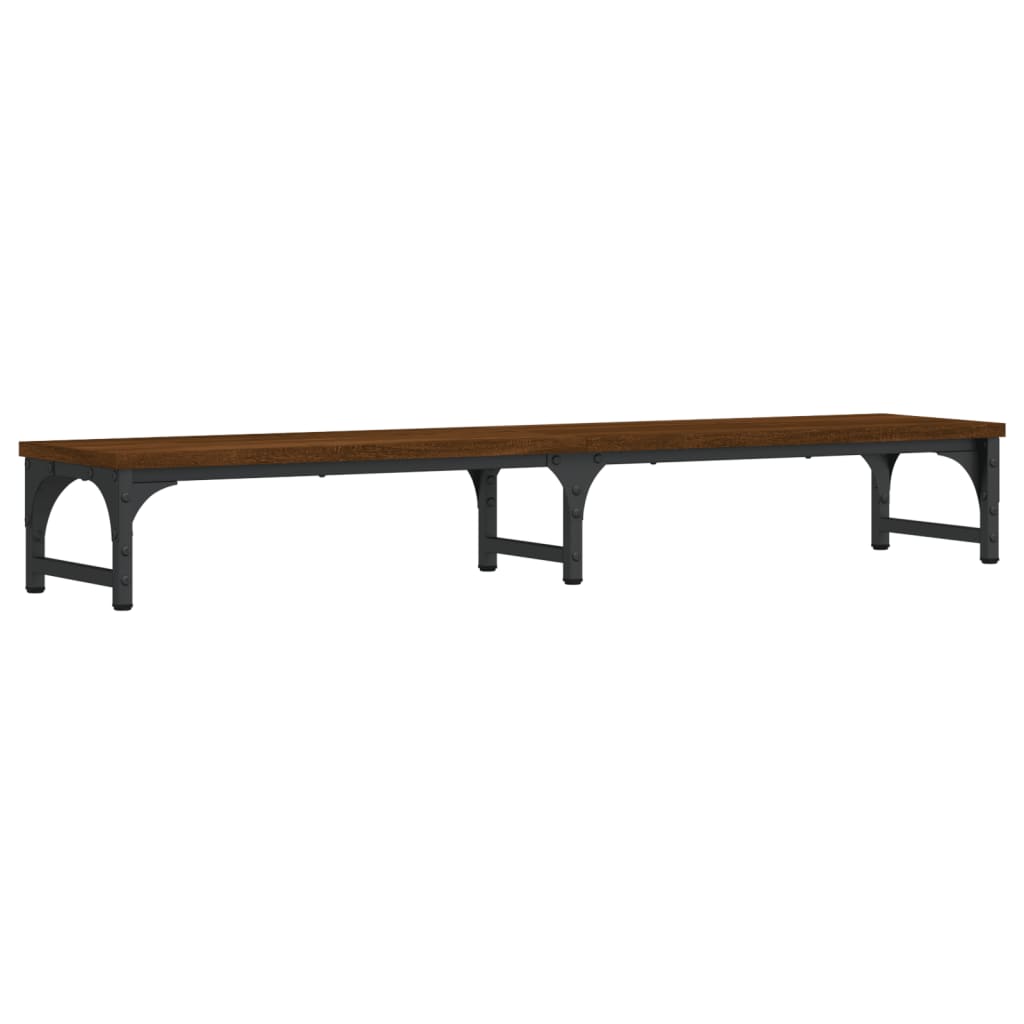 Le moniteur Vidaxl comprend 105x23x15.5 cm Couleur de chêne brun en bois transformé
