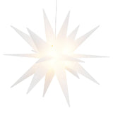 Lampe de Noël Vidaxl avec LED pliable 57 cm blanc