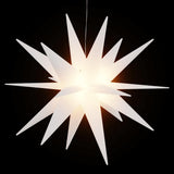 Lampe de Noël Vidaxl avec LED pliable 57 cm blanc