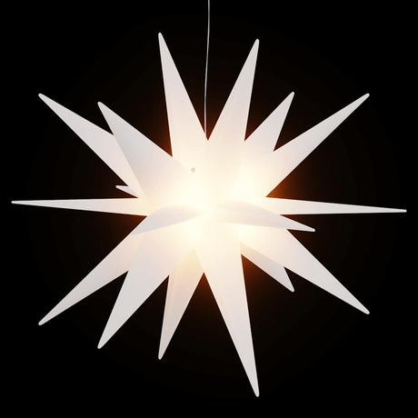 Lampe de Noël Vidaxl avec LED pliable 57 cm blanc