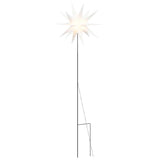 Vidaxx lampe de Noël avec piquet et LED pliable 57 cm blanc