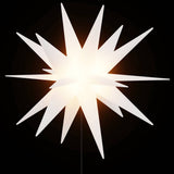 Vidaxx lampe de Noël avec piquet et LED pliable 57 cm blanc