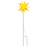 Lampe de Noël Vidaxl avec goupille de masse et LED pliable 57 cm jaune