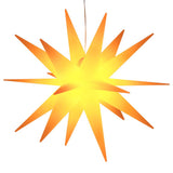 Vidaxx lampe de Noël avec LED pliable 100 cm jaune