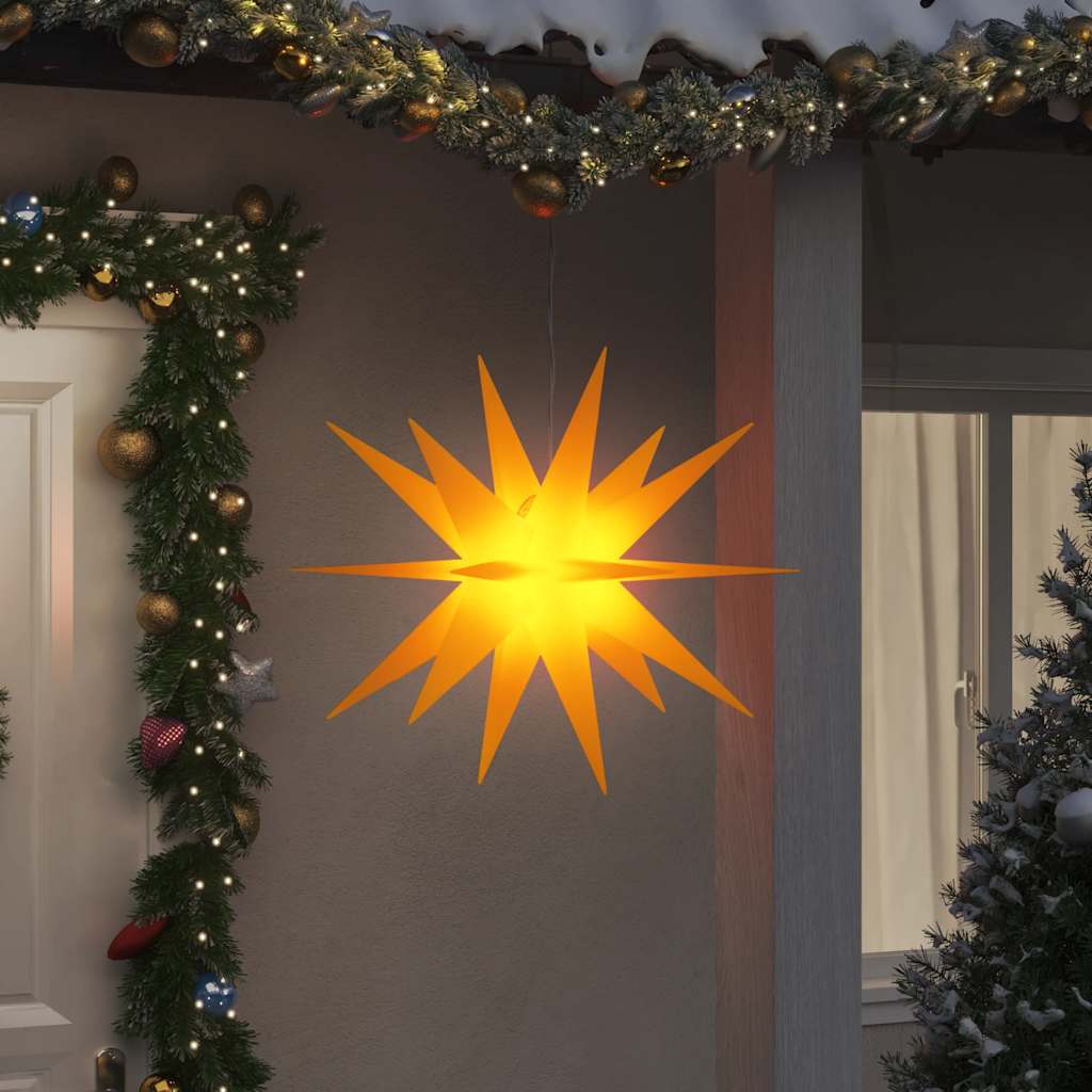 Vidaxx lampe de Noël avec LED pliable 100 cm jaune