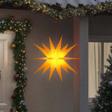 Vidaxx lampe de Noël avec LED pliable 100 cm jaune