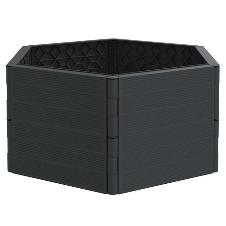 Vidaxl planteur pp anthracite -colored