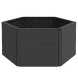 Vidaxl planteur pp anthracite -colored