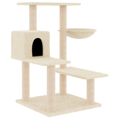 Vidaxl Cat Furniture avec Sisal Scratch Posts 82,5 cm Crème -Colored