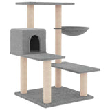 Vidaxl Cat Furniture avec Sisal Scratch Posts 82,5 cm Gris clair