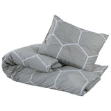 Vidaxl Duvet Sumpay Set 260x240 cm di cotone grigio