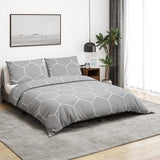 Vidaxl Duvet Sumpay Set 260x240 cm di cotone grigio