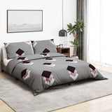 Vidaxx parure de couette 200x200 cm coton gris