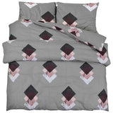 Vidaxx parure de couette 140x200 cm coton gris