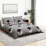 Vidaxl Duvet overray set 140x200 cm cotton gray