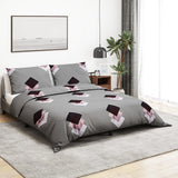 VidaXL duvet overray set 220x240 cm cotton gray