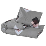 Vidaxl Duvet Sumpay Set 260x240 cm di cotone grigio