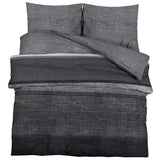 Vidaxl Duvet décongelant ensemble 200x200 cm coton gris foncé