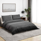Ensemble de découverte de couette Vidaxl 225x220 cm coton gris foncé