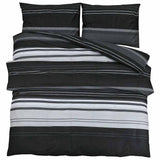 Ensemble de découverte de couette Vidaxl 240x220 cm en noir et blanc