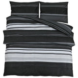 Vidaxl Duvet Sumpay Set 260x240 cm in bianco e nero