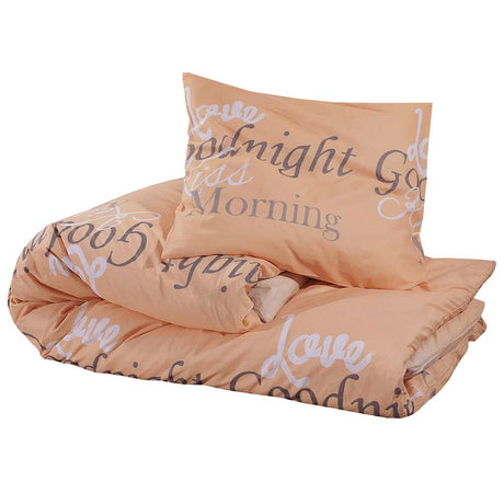 Vidaxl Duvet Crossing Set 200x220 cm Coton rose