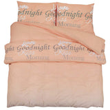 Vidaxl Duvet Richet Set 200x200 cm Coton Pink