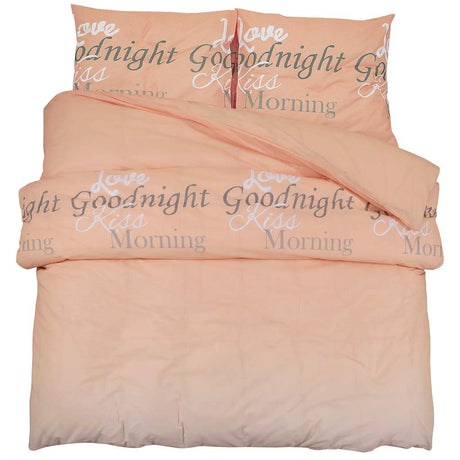 Vidaxl Duvet Racelay Set 260x220 cm Coton Pink