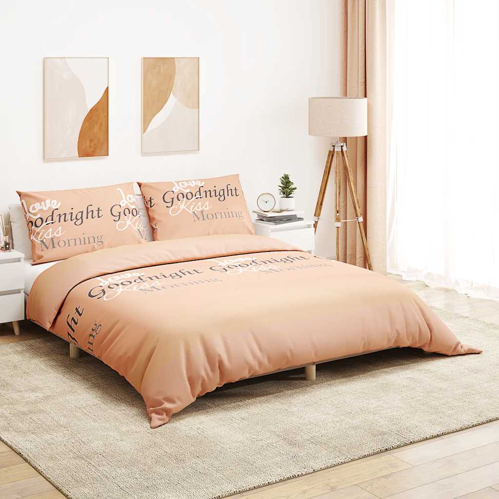 Vidaxl Duvet Racelay Set 260x220 cm Coton Pink