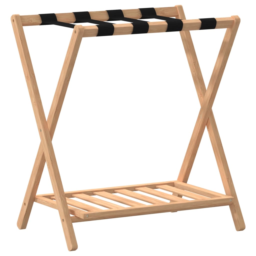 Vidaxl Gepäck Rack 68x38x58 cm Bambus