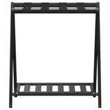 Rack à bagages Vidaxl 68x38x58 cm Bamboo noir