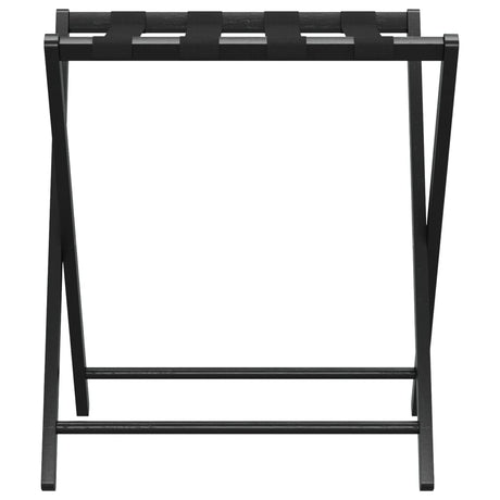 Rack à bagages Vidaxl 68,5x38x58 cm Bamboo noir
