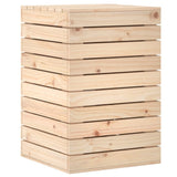 Vidaxx panier à linge 44x44x66 cm bois de pin massif