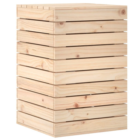 Vidaxx panier à linge 44x44x66 cm bois de pin massif