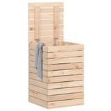 Vidaxx panier à linge 44x44x66 cm bois de pin massif