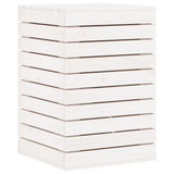 Vidaxx panier à linge 44x44x66 cm bois de pin massif blanc