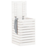 Vidaxx panier à linge 44x44x66 cm bois de pin massif blanc