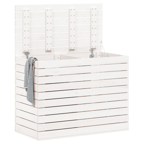 Vidaxl Basket 88.5x44x66 cm Pine solide blanc