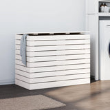 Vidaxl Basket 88.5x44x66 cm Pine solide blanc