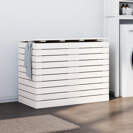 Vidaxl Basket 88.5x44x66 cm Pine solide blanc