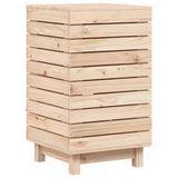 Panier à laverie Vidaxl 44x44x76 cm Pine solide