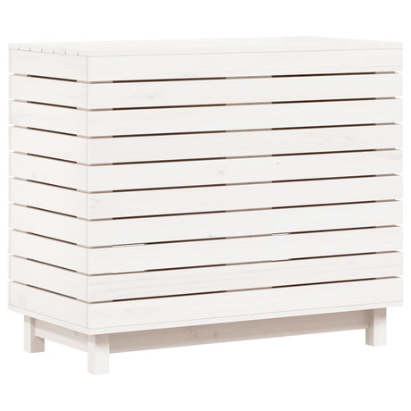 Vidaxl Basket 88.5x44x76 cm Pine solide blanc